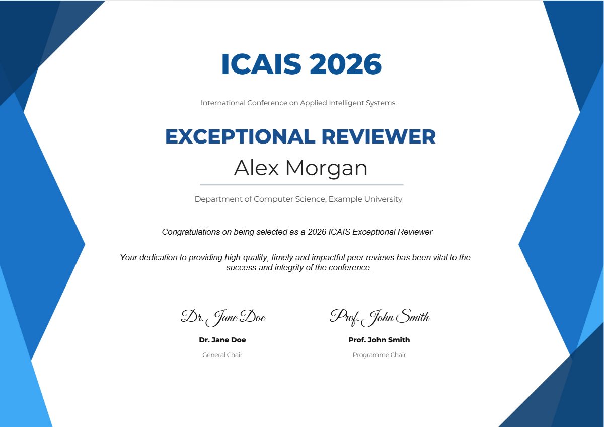 Exceptional reviewer certificate template preview
